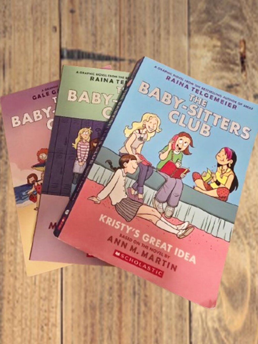 Baby-Sitters Club Graphic Novel Lot 3 Kristy's Great Idea + Stacey + Mary Anne